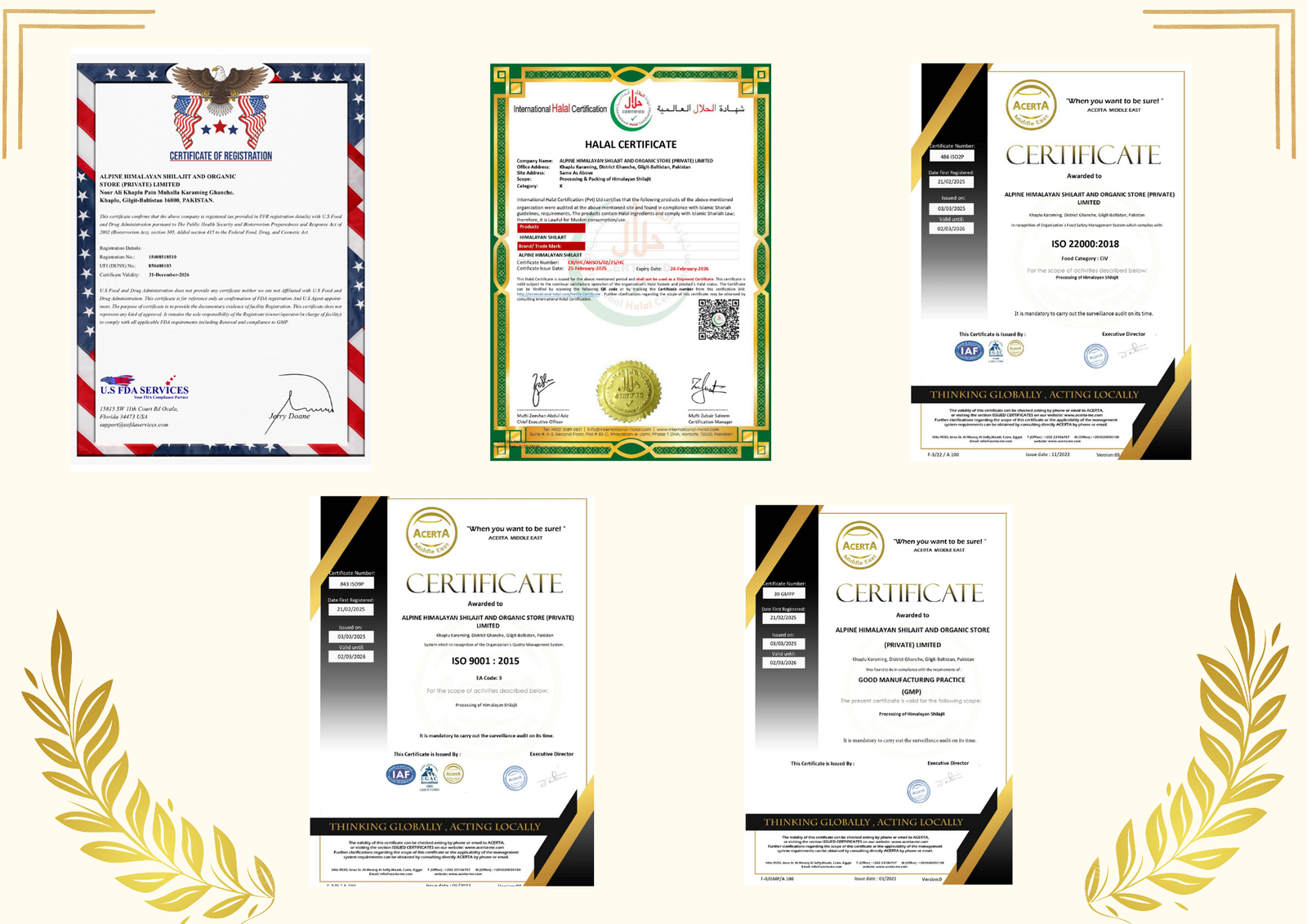 alpine shilajit lab reports and cirtification